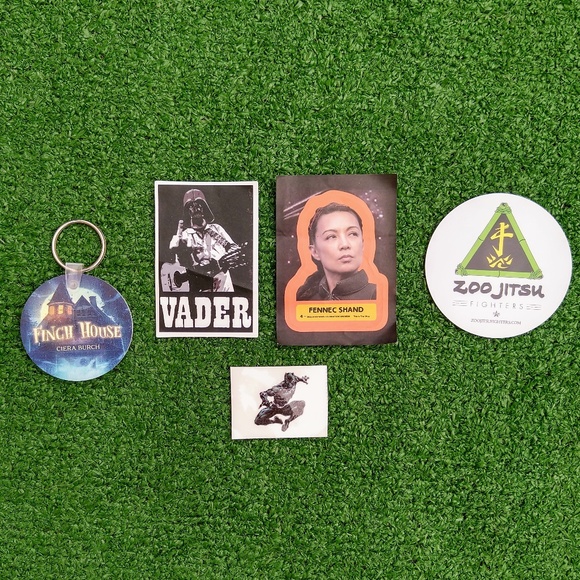Star Wars Fennec Shand/Ming Na Wen Decal+Darth Vader Punk Rock Sticker+More Lot - Picture 3 of 6